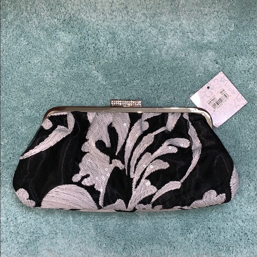 NWT Lulu Townsend Sequin Clutch